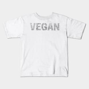 VEGAN Flow - Hand Lettered Original Artwork Kids T-Shirt